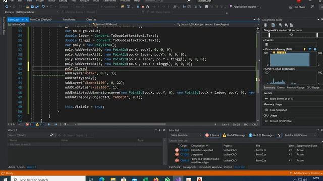 net autocad C# FORM Using Function part(01) смотреть онлайн