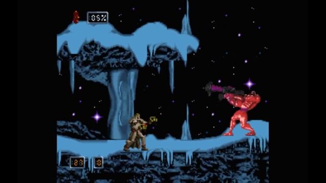 Super Nintendo (Snes) 16-bit Doom Troopers - Mutant Chronicles Битва с Боссами