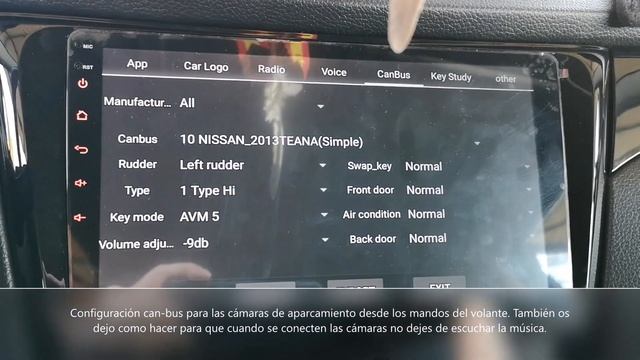 Configuración para las cámaras 360º y PA Nissan qashqai Tekna año 2015 смотреть онлайн