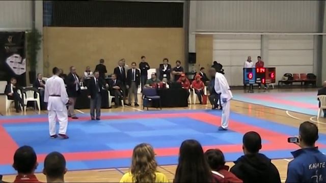 XX Campeonato Nacional de karate (Portugal) - Mauro Hernandez(AKA) Vs. Nuno Dias(AO) смотреть онлайн