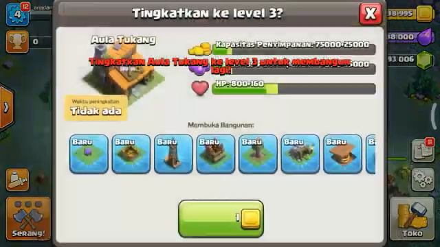 CLASH OF Clans MOD APK(UNLIMITED GEMS)TOWN HALL 12 смотреть онлайн