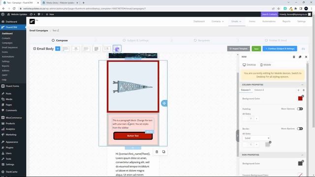 Fluent CRM drag-and-drop email designer - Brilliant - Best WordPress bulk mailer is now even better смотреть онлайн