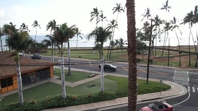 Island Surf Condo - View From Balcony - Maui, Hawaii, USA - Olympus Tough TG-3 смотреть онлайн