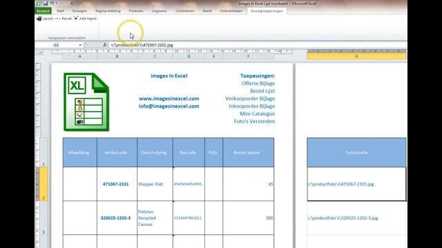 Foto Afbeeldingen Excel Automatisch, zie ook www.imagesinexcel.com смотреть онлайн