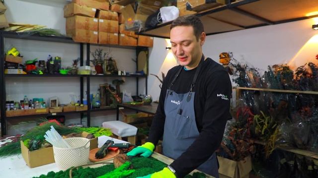 Картина из стабилизированного мха / Infinity Green смотреть онлайн