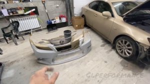 Установка бампер Lexus is250 в стиле is3