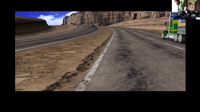 Sega Dreamcast 18 Уилер Американский про дальнобойщик игра детства Вячеслав смотреть онлайн