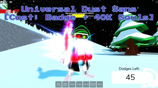 [Event] Universal Dust Sans [Showcase] [Undertale: Timeline Reset] смотреть онлайн