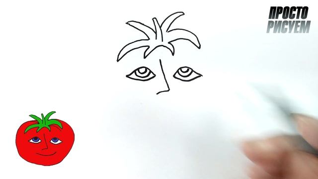 Рисуем Мистер Помидор из игры Mr. Tomatos смотреть онлайн