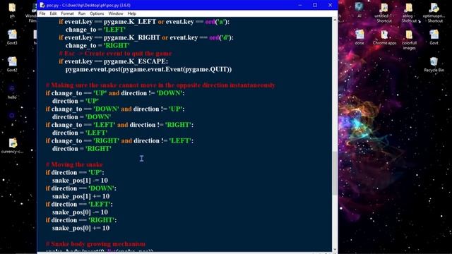 Creating a Snake game with Python in 5 minutes | How to Create a Snake Game Using Python | Themidom смотреть онлайн