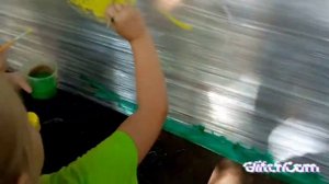 Рисование на пищевой плёнке ?️?