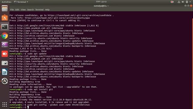 How to install Git on Ubuntu смотреть онлайн
