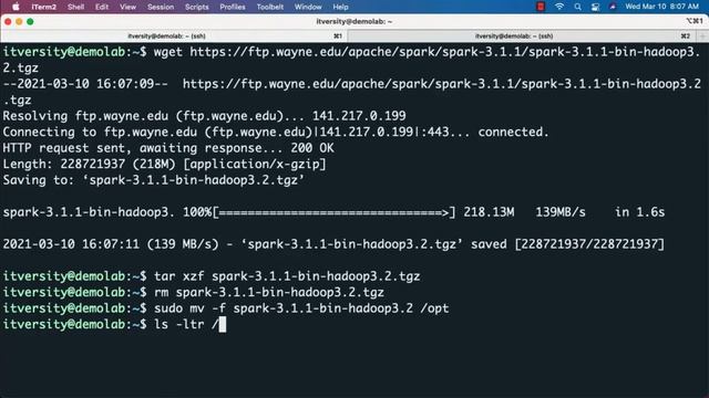 Big Data ecosystem - Hive & Spark Single Node Cluster - Download and Install Spark 3 смотреть онлайн