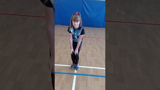 Разминочка на теннисе