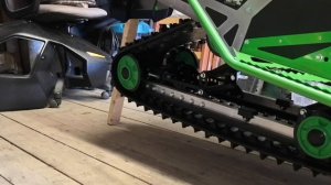 Гусеница в движении (часть 1), снегоход Irbis SF150L