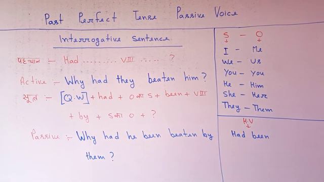 Past perfect tense ka passive voice | Past perfect tense passive voice part - 2 . смотреть онлайн