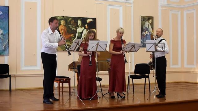 И.С.Бах "Инвенция" KlarnetKvartet "Bagatelle" смотреть онлайн