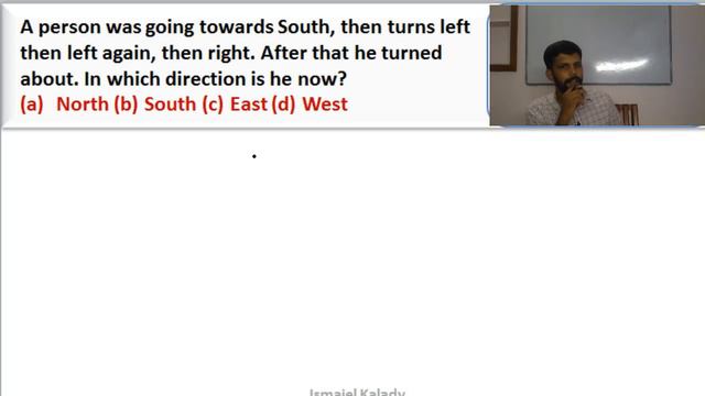 How to solve Direction Sense Problems || University Assistant 2019 Maths смотреть онлайн