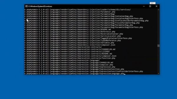 Script to Install Apache, PHP, MySQL and phpMyAdmin portable on windows easy