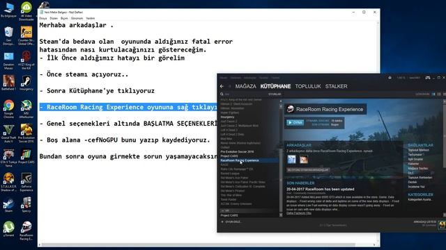 RaceRoom Racing Experience Fatal Error (0xC0000005) Hata Çözümü смотреть онлайн