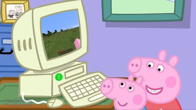 Peppa Pig Plays Minecraft Again
