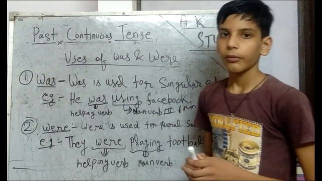 Past Continuous Tense by Akshat Dadhich || Uses of Was,Were || Sentence pattern (In hindi) смотреть онлайн
