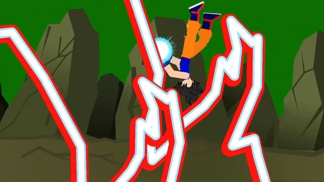 Goku eliminates kefla stick nodes animation смотреть онлайн