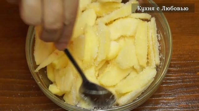 Яблочный пирог с меренгой. Необычный, вкусный рецепт. смотреть онлайн