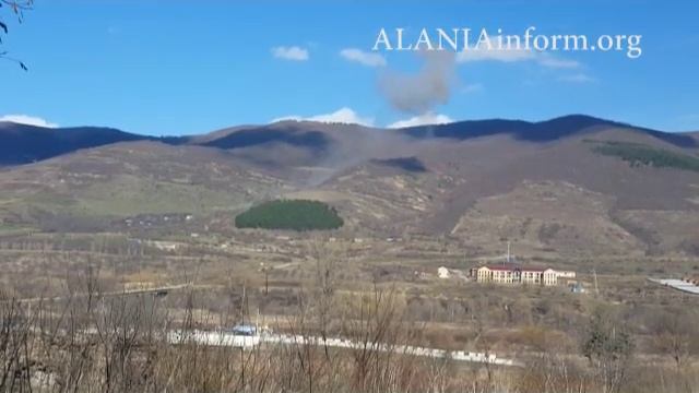 Пожар на полигоне в Цхинвале смотреть онлайн
