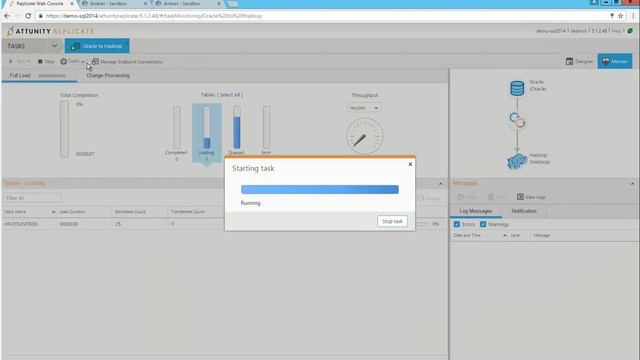 Replicating Data from Oracle to Hadoop - Attunity Replicate смотреть онлайн