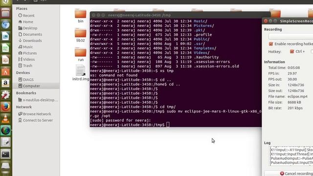Installing Latest Eclipse IDE on ubuntu смотреть онлайн