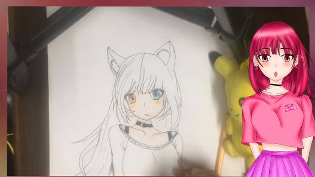 Colored anime sketch art(Soundtrack: NEFFEX Summertime ) смотреть онлайн
