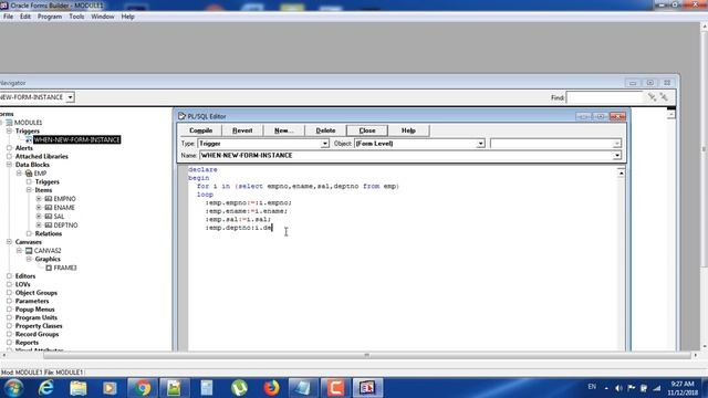 How to Fetch Data By Using Cursor for loop In Oracle Form смотреть онлайн