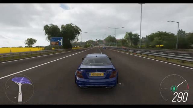 Mercedes C63 AMG Drifting and Top Speed - Forza Horizon 4 | Thrustmaster T300 + shifter смотреть онлайн