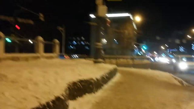 Вечерний Южно-Сахалинск /ул. Сахалинская - пр. Мира /