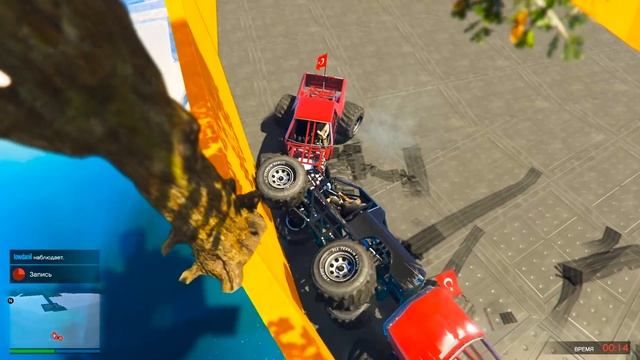 НОВЕЙШЕЕ ДИКОЕ ИСПЫТАНИЕ! САМАЯ СЛОЖНАЯ ТОЛКУЧКА НА БИГФУТАХ В ДЕРБИ В ГТА 5 ОНЛАЙН смотреть онлайн