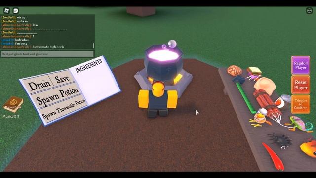 Roblox How to make skinny Potion. (Wacky wizard) смотреть онлайн