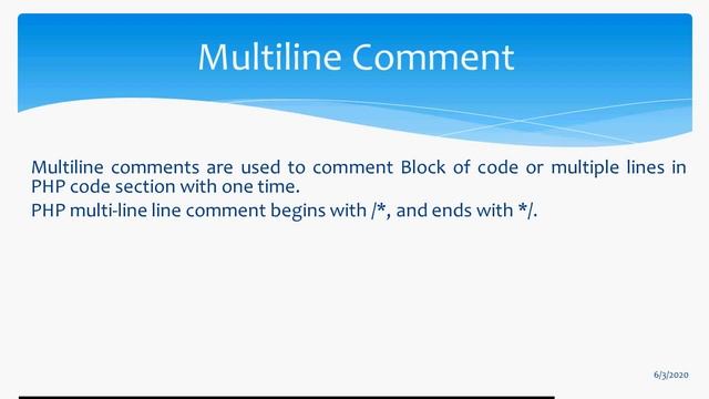 Lecture 6 PHP Comments & its Types in Hindi || PHP Tutorial By Nitin Soni || смотреть онлайн