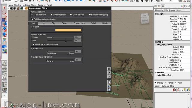 Maya и Vue - Генератор ландшафтного дизайна и Растительности смотреть онлайн