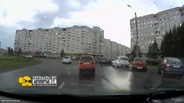 Страшный и опасный на красном Matiz  Северодвинск