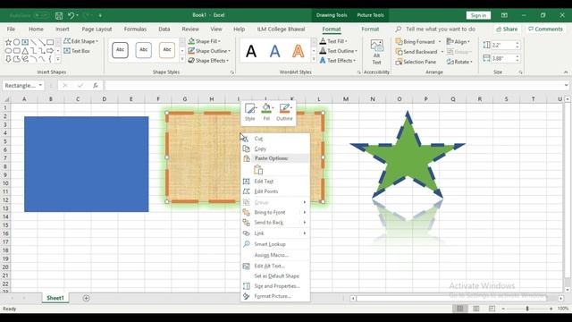 How to Insert Shapes in Excel - Class No 50 смотреть онлайн