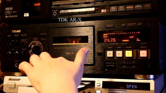 Запись кассеты TDK AR-X на кассетной деке TEAC V-6030S / Recording TDK AR-X cassette on TEAC V-6030 смотреть онлайн