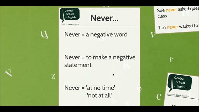 Ever and never | English grammar смотреть онлайн