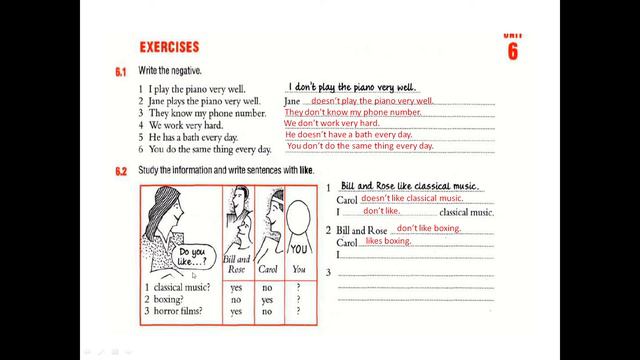 Lesson 6 - I don't (Present Simple Negative) смотреть онлайн