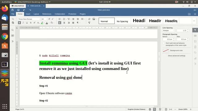 Enable Remote Desktop - Remmina - PART1 смотреть онлайн