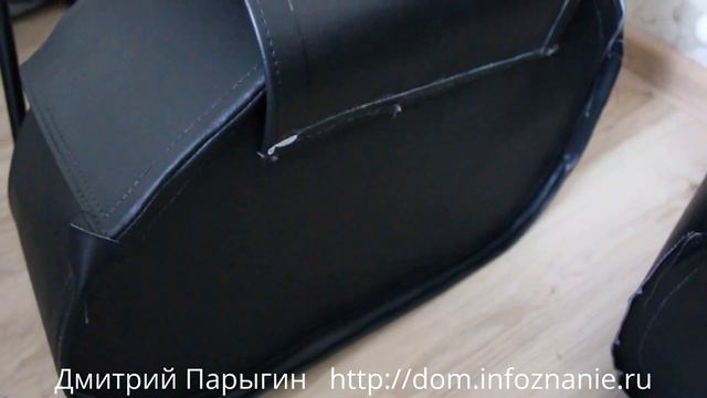Кофры для мотоцикла из кожзама и... линолеума!? смотреть онлайн