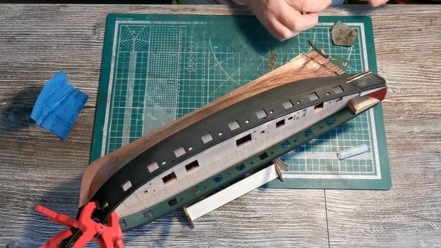 Бриг Меркурий. Планширь и декор кормы