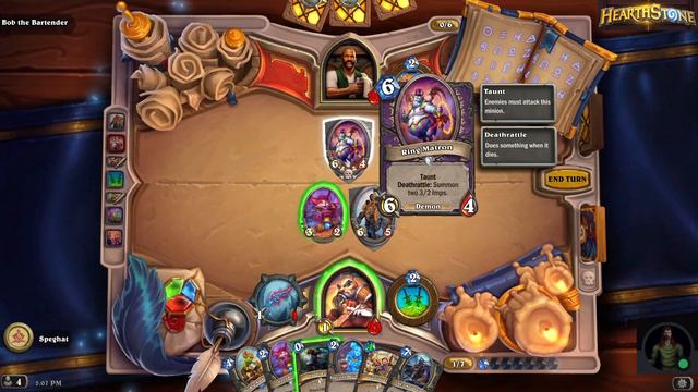 Let's Play Hearthstone: Book of Mercenaries, Scabbs vs Bob the Bartender 1/8 смотреть онлайн