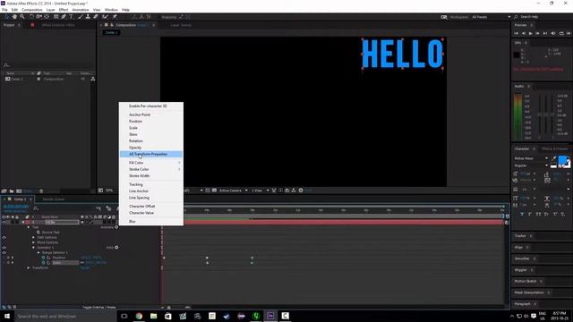 After Effects Tutorial: Keyframing смотреть онлайн