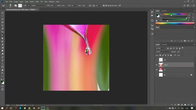 Почему о Mixer Brush Tool должен знать каждый графический дизанер? | Photoshop смотреть онлайн